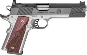 Springfield Armory PX9119LAOS 1911 Ronin 9mm 9+1 5" Stainless Steel Barrel Optic Ready Blued Slide Crossed Cannons Checkered Grip Springfield Armory PX9119LAOS 1911 Ronin 9mm 9+1 5" Stainless Steel Barrel Optic Ready Blued Slide Crossed Cannons Checkered Grip