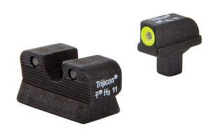 Trijicon 600514 HD Night Sights Green/Tritium Yellow Outline Front Sight-Green Tritium Black Outline Rear Sight Colt 1911 Trijicon 600514 HD Night Sights Green/Tritium Yellow Outline Front Sight-Green Tritium Black Outline Rear Sight Colt 1911