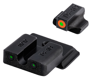 TruGlo TG231MP1C Tritium Pro Black | Green Tritium Orange Outline Front Sight Green Tritium Rear Sight TruGlo TG231MP1C Tritium Pro Black | Green Tritium Orange Outline Front Sight Green Tritium Rear Sight