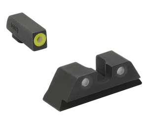 Meprolight USA 402243121 Hyper-Bright Sight Set Green Tritium Yellow Outline Front Sight-Green Tritium Black Outline Rear Sight Glock 17/17L/19/22 Meprolight USA 402243121 Hyper-Bright Sight Set Green Tritium Yellow Outline Front Sight-Green Tritium Black Outline Rear Sight Glock 17/17L/19/22
