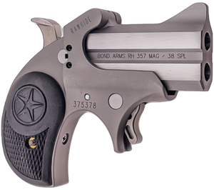 Bond Arms BARHR Rawhide 38 Special/357 Mag 2.50" 2rd, Stainless, Black Rubber Grips Bond Arms BARHR Rawhide 38 Special/357 Mag 2.50" 2rd, Stainless, Black Rubber Grips