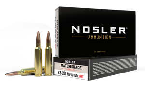 Nosler 44166 Match Grade 6.5x284Norma 140gr Custom Competition Hollow Point Boat Tail 20 Per Box/10 Case Nosler 44166 Match Grade 6.5x284Norma 140gr Custom Competition Hollow Point Boat Tail 20 Per Box/10 Case