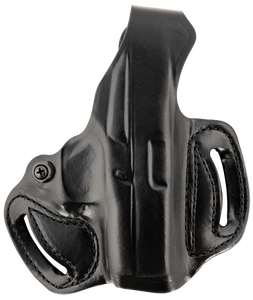 DeSantis Gunhide 085BA8BZ0 Thumb Break Mini Slide OWB Black Leather Belt Slide Fits Glock 43/43x/48 Belt 1.75" Wide Right Hand DeSantis Gunhide 085BA8BZ0 Thumb Break Mini Slide OWB Black Leather Belt Slide Fits Glock 43/43x/48 Belt 1.75" Wide Right Hand