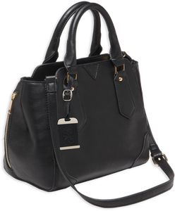 Bulldog BDP020 Satchel Purse w/Holster Black Leather for Small Autos & Revolvers Ambidextrous Hand Bulldog BDP020 Satchel Purse w/Holster Black Leather for Small Autos & Revolvers Ambidextrous Hand
