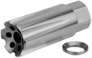 TacFire MZ1020SS Linear Compensator Stainless Steel with 1/2"-28 tpi Threads, 2.05" OAL & 0.87" Diameter for 5.56x45mm NATO AR-15 TacFire MZ1020SS Linear Compensator Stainless Steel with 1/2"-28 tpi Threads, 2.05" OAL & 0.87" Diameter for 5.56x45mm NATO AR-15