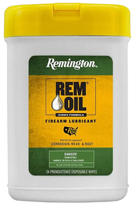 Remington Accessories 16325 Rem Oil Cleans/Lubricates/Protects Wipes 24 Count Remington Accessories 16325 Rem Oil Cleans/Lubricates/Protects Wipes 24 Count