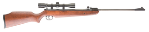 Umarex 2244001 Air Hawk Combo Spring Piston 177 Pellet 1rd Blued Rec/Barrel Dark Hardwood Stock Includes 4x32mm Scope Umarex 2244001 Air Hawk Combo Spring Piston 177 Pellet 1rd Blued Rec/Barrel Dark Hardwood Stock Includes 4x32mm Scope