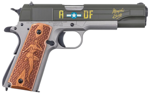 Auto-Ordnance 1911BKOC19 GI 1911 Memphis Belle 45 ACP 7+1 5" WWII OD Green Auto-Ordnance 1911BKOC19 GI 1911 Memphis Belle 45 ACP 7+1 5" WWII OD Green
