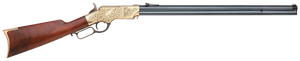 Taylors & Company 550295 1860 Brass Engraved 45 Colt (LC) 13+1 24.25" Blued Octagon Barrel, Brass Engraved/ Brass Receiver, Walnut/ Wood Stock, Right Hand Taylors & Company 550295 1860 Brass Engraved 45 Colt (LC) 13+1 24.25" Blued Octagon Barrel, Brass Engraved/ Brass Receiver, Walnut/ Wood Stock, Right Hand