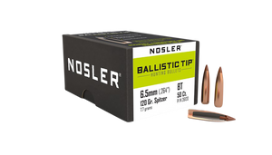 Nosler 26120 Ballistic Tip 6.5mm 120gr Spitzer 50/Box Nosler 26120 Ballistic Tip 6.5mm 120gr Spitzer 50/Box