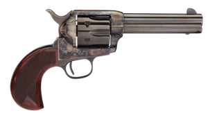 Taylors & Company 555153 1873 Cattleman 357 Mag Caliber with 4.75" Blued Finish Barrel, 6rd Capacity Blued Finish Cylinder, Color Case Hardened Finish Steel Frame & Checkered Birdshead Walnut Grip Taylors & Company 555153 1873 Cattleman 357 Mag Caliber with 4.75" Blued Finish Barrel, 6rd Capacity Blued Finish Cylinder, Color Case Hardened Finish Steel Frame & Checkered Birdshead Walnut Grip