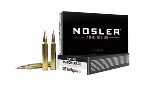 Nosler 60158 Match Grade RDF 300WinMag 210gr RDF Hollow Point Boat Tail 20 Per Box/10 Case Nosler 60158 Match Grade RDF 300WinMag 210gr RDF Hollow Point Boat Tail 20 Per Box/10 Case