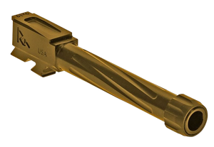 Rival Arms RA20G802E Precision V1 Drop-In Barrel 9mm Luger 4.17" Gold PVD Finish 416R Stainless Steel Material with Threading for Glock 48 Rival Arms RA20G802E Precision V1 Drop-In Barrel 9mm Luger 4.17" Gold PVD Finish 416R Stainless Steel Material with Threading for Glock 48