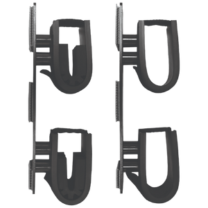 Rugged Gear 10040 Dual Lock Gun Holder Black Metal 2 Pack Rugged Gear 10040 Dual Lock Gun Holder Black Metal 2 Pack