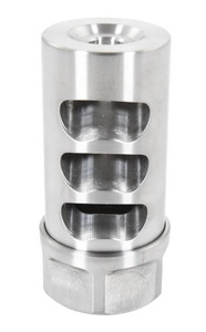 American Precision Arms G2L5830S Gen 2 Little Bastard Self Timing Brake Stainless Steel with 5/8"-24 tpi Threads, 2.22" OAL & 1" Diameter for 30 Cal Rifle American Precision Arms G2L5830S Gen 2 Little Bastard Self Timing Brake Stainless Steel with 5/8"-24 tpi Threads, 2.22" OAL & 1" Diameter for 30 Cal Rifle