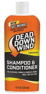 Dead Down Wind 121218 Shampoo/Body Wash Odor Eliminator Unscented Scent 12 oz Bottle Dead Down Wind 121218 Shampoo/Body Wash Odor Eliminator Unscented Scent 12 oz Bottle