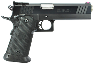 TriStar 85675 SPS Pantera 1911 Full Size Frame 9mm Luger 18+1 5" Stainless Steel Barrel, Black Chrome Serrated Steel Slide, Black Steel Frame w/Beavertail, Black Polymer Grip, Right Hand TriStar 85675 SPS Pantera 1911 Full Size Frame 9mm Luger 18+1 5" Stainless Steel Barrel, Black Chrome Serrated Steel Slide, Black Steel Frame w/Beavertail, Black Polymer Grip, Right Hand
