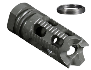 Yankee Hill 285M1 Phantom Comp/Brake with Aggressive End, 1/2"-28 tpi Threads 2.25" OAL for 5.56mm Yankee Hill 285M1 Phantom Comp/Brake with Aggressive End, 1/2"-28 tpi Threads 2.25" OAL for 5.56mm