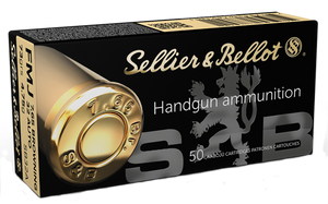 Sellier & Bellot SB32A Handgun 32ACP 73gr Full Metal Jacket 50 Per Box/40 Case Sellier & Bellot SB32A Handgun 32ACP 73gr Full Metal Jacket 50 Per Box/40 Case