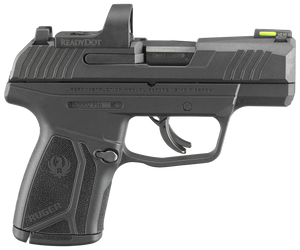 Ruger 3515 Max-9 w/ReadyDot Sight Compact 9mm Luger 10+1/ 12+1 3.20" Black Oxide Steel Barrel & Serrated Slide, Black Polymer Frame, Black Nylon Grips Features ReadyDot Micro Reflex Sight Ruger 3515 Max-9 w/ReadyDot Sight Compact 9mm Luger 10+1/ 12+1 3.20" Black Oxide Steel Barrel & Serrated Slide, Black Polymer Frame, Black Nylon Grips Features ReadyDot Micro Reflex Sight