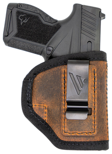Versacarry RA2112 Ranger IWB Size 02 Brown Leather Belt Clip Versacarry RA2112 Ranger IWB Size 02 Brown Leather Belt Clip