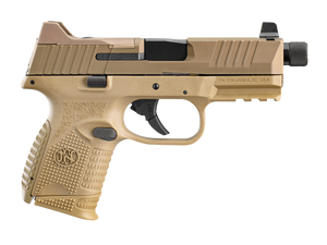 FN 66100780 509C Tactical Compact Frame 9mm Luger 12+1/24+1, 4.32" Black Steel Threaded Barrel, Flat Dark Earth Optic Cut/Serrated Steel Slide & Polymer Frame w/Picatinny Rail, Ambidextrous FN 66100780 509C Tactical Compact Frame 9mm Luger 12+1/24+1, 4.32" Black Steel Threaded Barrel, Flat Dark Earth Optic Cut/Serrated Steel Slide & Polymer Frame w/Picatinny Rail, Ambidextrous
