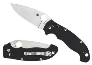 Spyderco C95GP2 Manix 2 XL 3.85" Folding Plain Satin CPM S30V SS Blade/Black Textured G10 Handle Includes Pocket Clip Spyderco C95GP2 Manix 2 XL 3.85" Folding Plain Satin CPM S30V SS Blade/Black Textured G10 Handle Includes Pocket Clip