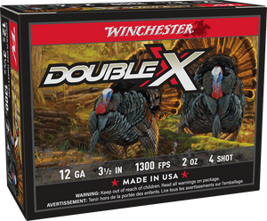 Winchester Ammo STH12354 Double X High Velocity Turkey 12Gauge 3.50" 2oz 4Shot 10 Per Box/10 Case Winchester Ammo STH12354 Double X High Velocity Turkey 12Gauge 3.50" 2oz 4Shot 10 Per Box/10 Case