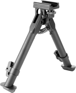 Aim Sports BPARSS AR Handguard Rail Bipod Black Hardcoat Anodized 6.5-9" Steel/Aluminum Aim Sports BPARSS AR Handguard Rail Bipod Black Hardcoat Anodized 6.5-9" Steel/Aluminum