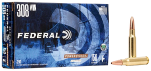 Federal 308150LFA Power-Shok Copper 308Win 150gr Copper Hollow Point 20 Per Box/10 Case Federal 308150LFA Power-Shok Copper 308Win 150gr Copper Hollow Point 20 Per Box/10 Case