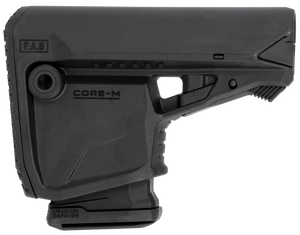 FAB Defense FXGLCOREMAGB GL-Core Survival Buttstock w/Rubber Butt Pad & Built-In Mag Carrier for AR-Platform Compatible w/Mil-Spec & Commercial Tubes Black Polymer (Tube NOT Included) FAB Defense FXGLCOREMAGB GL-Core Survival Buttstock w/Rubber Butt Pad & Built-In Mag Carrier for AR-Platform Compatible w/Mil-Spec & Commercial Tubes Black Polymer (Tube NOT Included)