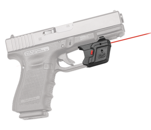 Crimson Trace 0151001 Accu-Guard Laser Sight Defender Series Black Polymer, Red Laser 5mW Output, 620-670nM Wavelength, Fits Glock, Trigger Guard Mount Crimson Trace 0151001 Accu-Guard Laser Sight Defender Series Black Polymer, Red Laser 5mW Output, 620-670nM Wavelength, Fits Glock, Trigger Guard Mount