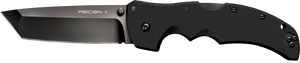 Cold Steel CS27BT Recon 1 4" Folding Tanto Plain DLC Coated American S35VN Blade/ Black Textured G10 Handle Includes Pocket Clip Cold Steel CS27BT Recon 1 4" Folding Tanto Plain DLC Coated American S35VN Blade/ Black Textured G10 Handle Includes Pocket Clip