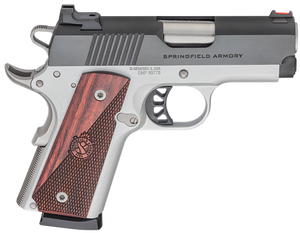 Springfield Armory PX9123L 1911 Ronin EMP 9mm Luger 9+1 3" Stainless Match Grade Bull Steel Barrel, Blued Serrated Carbon Steel Slide, Satin Cerakote Aluminum Frame w/Beavertail, Textured Wood Grip Springfield Armory PX9123L 1911 Ronin EMP 9mm Luger 9+1 3" Stainless Match Grade Bull Steel Barrel, Blued Serrated Carbon Steel Slide, Satin Cerakote Aluminum Frame w/Beavertail, Textured Wood Grip