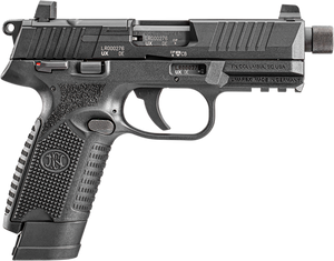 FN 66101011 502 Tactical 22 LR 10+1 4.60" Steel Threaded Barrel, Black Optic Ready/Serrated Slide & Polymer Frame w/Picatinny Rail, Black Textured Polymer Grip, Ambidextrous FN 66101011 502 Tactical 22 LR 10+1 4.60" Steel Threaded Barrel, Black Optic Ready/Serrated Slide & Polymer Frame w/Picatinny Rail, Black Textured Polymer Grip, Ambidextrous