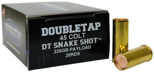 DoubleTap Ammunition 45CSSS2 Snake Shot 45Colt 220gr 20 Per Box/50 Case DoubleTap Ammunition 45CSSS2 Snake Shot 45Colt 220gr 20 Per Box/50 Case