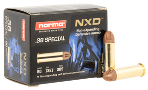 Norma Ammunition 611240020 Self Defense NXD 38Special 38gr 20 Per Box/10 Case Norma Ammunition 611240020 Self Defense NXD 38Special 38gr 20 Per Box/10 Case