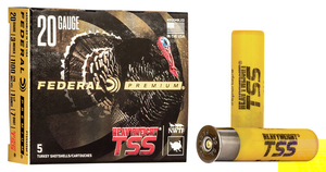 Federal PTSSX259F7 Premium Turkey Heavyweight TSS 20Gauge 3" 1 1/2oz 7Shot 5 Per Box/50 Case Federal PTSSX259F7 Premium Turkey Heavyweight TSS 20Gauge 3" 1 1/2oz 7Shot 5 Per Box/50 Case