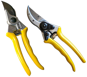 Wicked Tree Gear WTG017 Hand Pruner Aluminum/Yellow Handle Wicked Tree Gear WTG017 Hand Pruner Aluminum/Yellow Handle