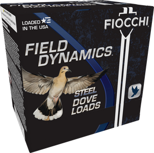 Fiocchi 12DLS187 Field Dynamics Dove & Quail 12Gauge 2.75" 1 1/8oz 7Shot 25 Per Box/10 Case Fiocchi 12DLS187 Field Dynamics Dove & Quail 12Gauge 2.75" 1 1/8oz 7Shot 25 Per Box/10 Case