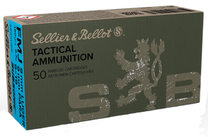 Sellier & Bellot SB9SUBB Handgun Target 9mmLuger Subsonic 150gr Full Metal Jacket 50 Per Box/20 Case Sellier & Bellot SB9SUBB Handgun Target 9mmLuger Subsonic 150gr Full Metal Jacket 50 Per Box/20 Case