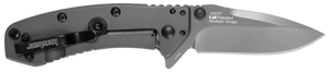 Kershaw 1555TIX Cryo 2.75" Folding Drop Point Plain Gray TiN 8Cr13MoV SS Blade Gray PVD Stainless Steel Handle Clamshell Packaging Kershaw 1555TIX Cryo 2.75" Folding Drop Point Plain Gray TiN 8Cr13MoV SS Blade Gray PVD Stainless Steel Handle Clamshell Packaging