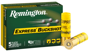 Remington Ammunition 20630 Express Buckshot 20Gauge 2.75" 3Buck Shot 5 Per Box/50 Case Remington Ammunition 20630 Express Buckshot 20Gauge 2.75" 3Buck Shot 5 Per Box/50 Case