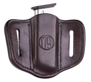 1791 Gunleather MAG11SBRA MAG1.1 Single Mag Holster Signature Brown Leather Belt Slide Compatible w/ Single Stack Ambidextrous 1791 Gunleather MAG11SBRA MAG1.1 Single Mag Holster Signature Brown Leather Belt Slide Compatible w/ Single Stack Ambidextrous