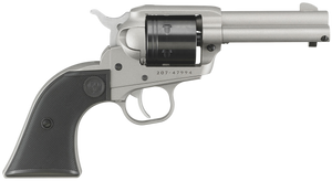 Ruger 2053 Wrangler 22 LR 6 Shot 3.75" Silver Cerakote Steel Barrel, Silver Cerakote Aluminum Frame, Black Cerakote Cylinder, Black Checkered Polymer Grip, Transfer Bar Safety, Exposed Hammer Ruger 2053 Wrangler 22 LR 6 Shot 3.75" Silver Cerakote Steel Barrel, Silver Cerakote Aluminum Frame, Black Cerakote Cylinder, Black Checkered Polymer Grip, Transfer Bar Safety, Exposed Hammer