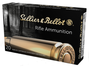 Sellier & Bellot SB757B Rifle 7x57mmMauser 140gr Soft Point 20 Per Box/20 Case Sellier & Bellot SB757B Rifle 7x57mmMauser 140gr Soft Point 20 Per Box/20 Case