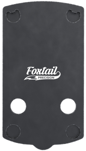 Foxtail Precision 100009 Red Dot Adapter Plate for Optics-Ready Pistol Black Anodized Glock 43X/48 MOS Springfield Armory OSP Foxtail Precision 100009 Red Dot Adapter Plate for Optics-Ready Pistol Black Anodized Glock 43X/48 MOS Springfield Armory OSP