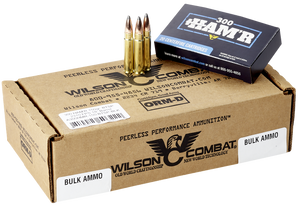 Wilson Combat A300HMR150BTSP HAM'R Boat Tail 300 HAM'R 150 gr Speer Boat Tail Soft Point 20 Per Box/ 10 Case Wilson Combat A300HMR150BTSP HAM'R Boat Tail 300 HAM'R 150 gr Speer Boat Tail Soft Point 20 Per Box/ 10 Case