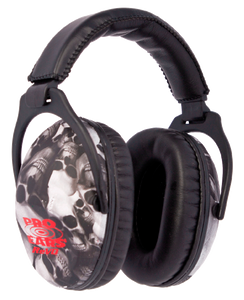Pro Ears PE26UY006 ReVO Passive Muff 26 dB Over the Head Black w/Skull Pattern Youth 1 Pair Pro Ears PE26UY006 ReVO Passive Muff 26 dB Over the Head Black w/Skull Pattern Youth 1 Pair