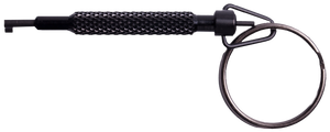 Uzi Accessories UZIKEYROTATI Handcuff Key Rotating Black Metal 0.90 oz Uzi Accessories UZIKEYROTATI Handcuff Key Rotating Black Metal 0.90 oz